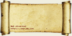 Jana Kotik vizit kartica